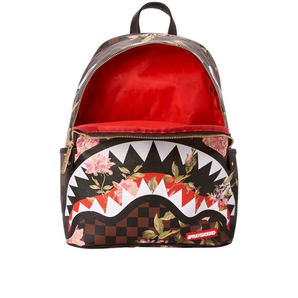 NWT Sprayground SHARKFLOWER SAVAGE BACKPACK - Picture 3 of 10